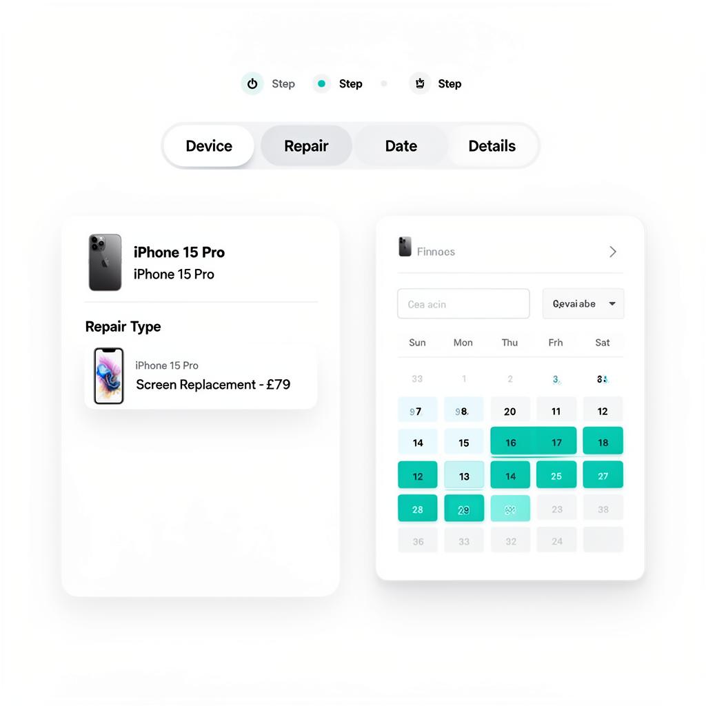 Booking Flow screenshot